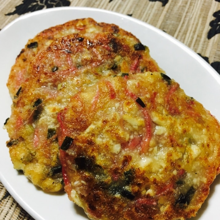 モッチモチ!お豆腐の紅生姜餅